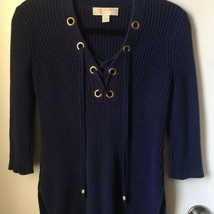 Michael Kors Crisscross knit top